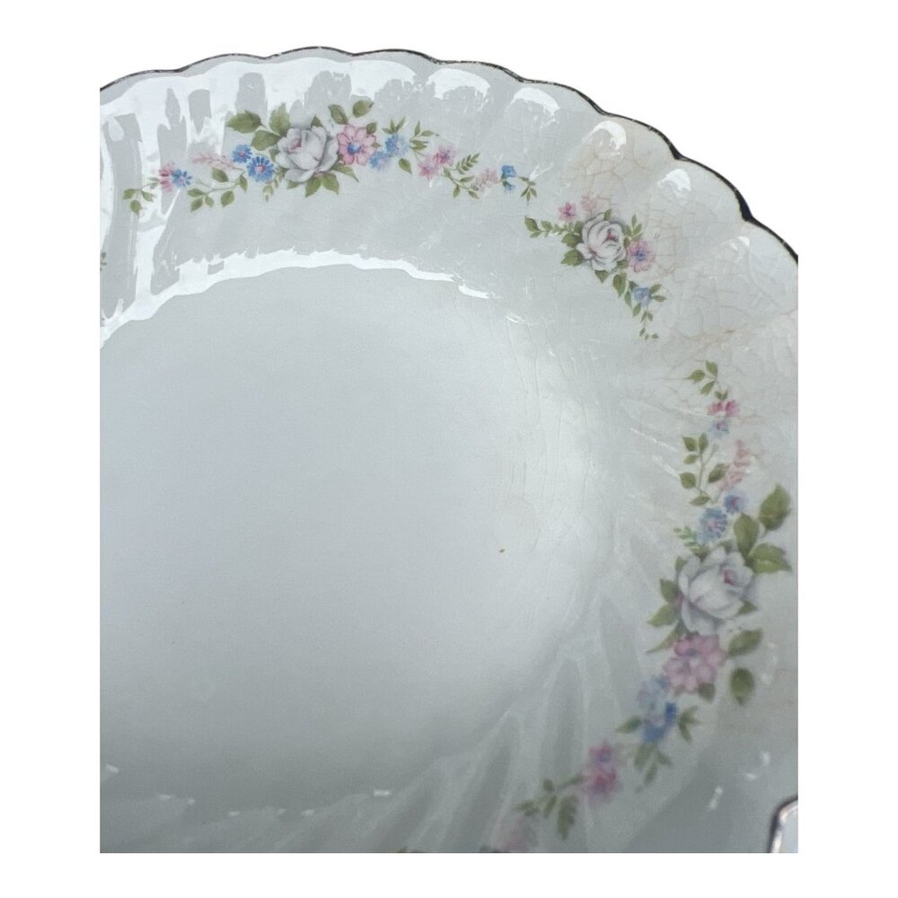 Johnson Bros Sovereign Potter Ironstone Floral Salad Plates Set Of 4 English - Picture 3 of 5